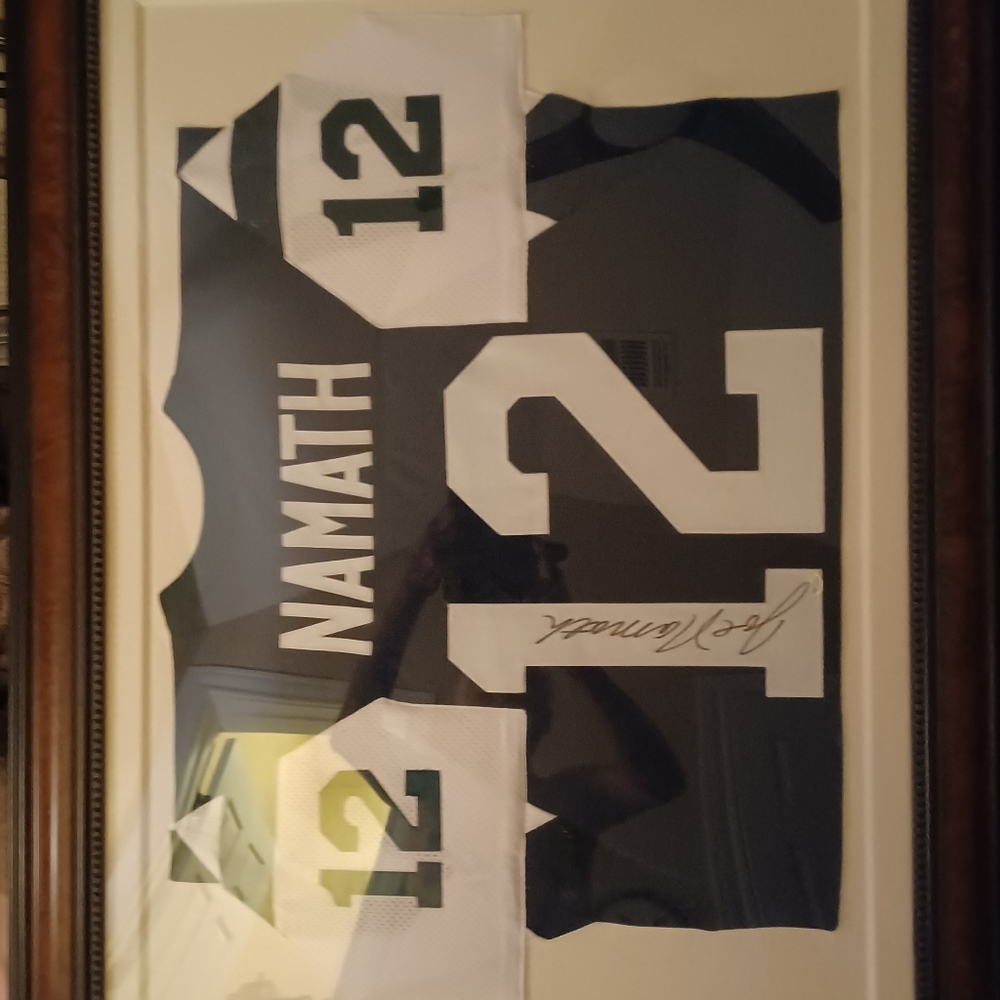 Authentic Official NFL Players Jersey #12..Joe Namath.. autographed with COA